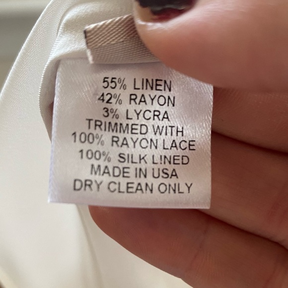 New Lela Rose macramé lace peplum dress size 10 - Picture 10 of 16